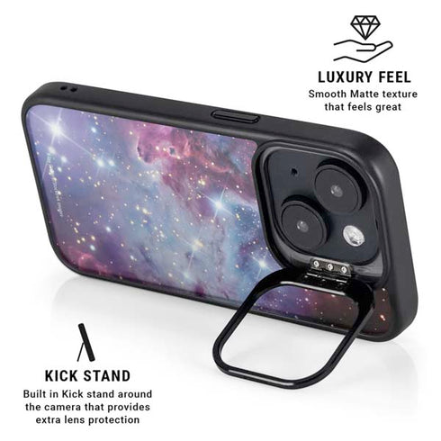 The Fox Fur Nebula iPhone 15 Kickstand Case